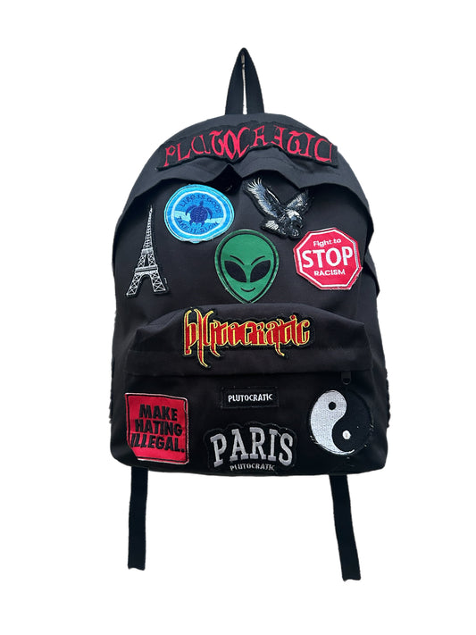 PLUTO PATCHED BOOK BAG